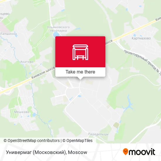 Универмаг (Московский) map
