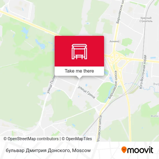 бульвар Дмитрия Донского map