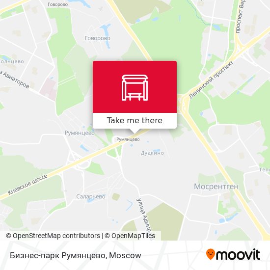 Бизнес-парк Румянцево map