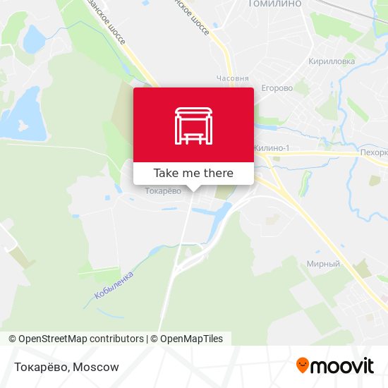 Токарёво map