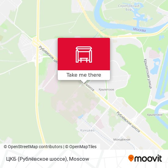 ЦКБ (Рублёвское шоссе) map