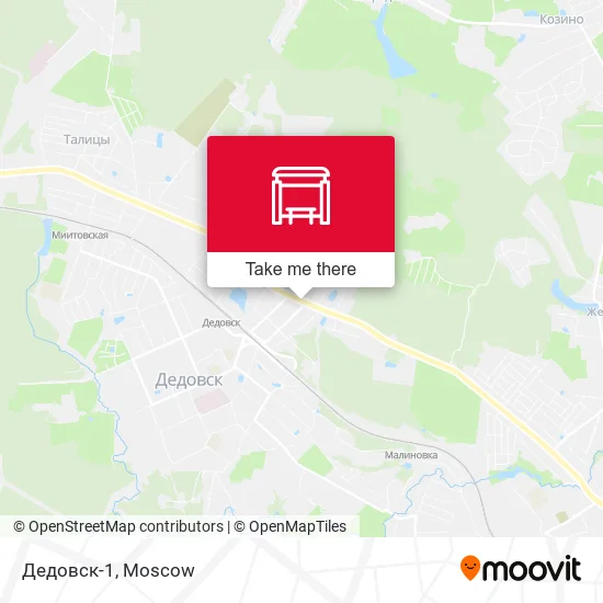 Дедовск-1 map
