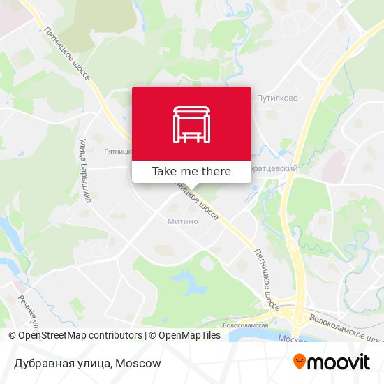 Дубравная улица map