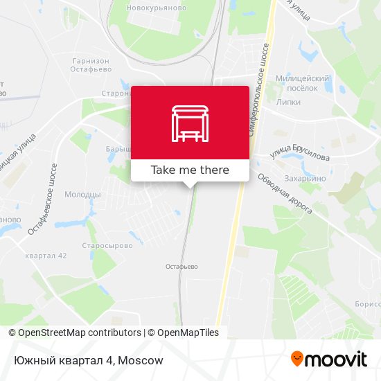 Южный квартал 4 map
