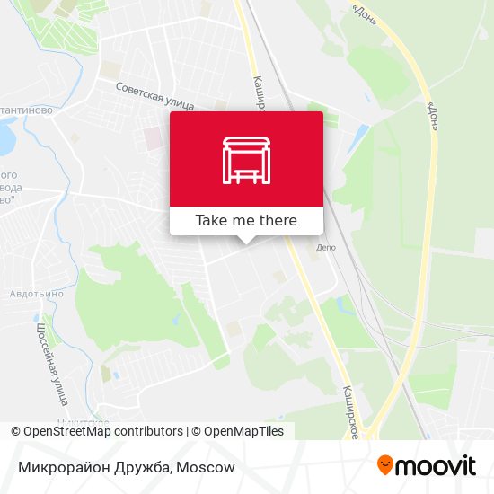 Микрорайон Дружба map
