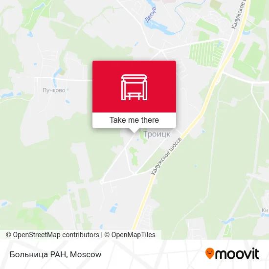 Больница РАН map