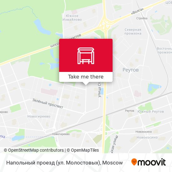 Напольный проезд (ул. Молостовых) map