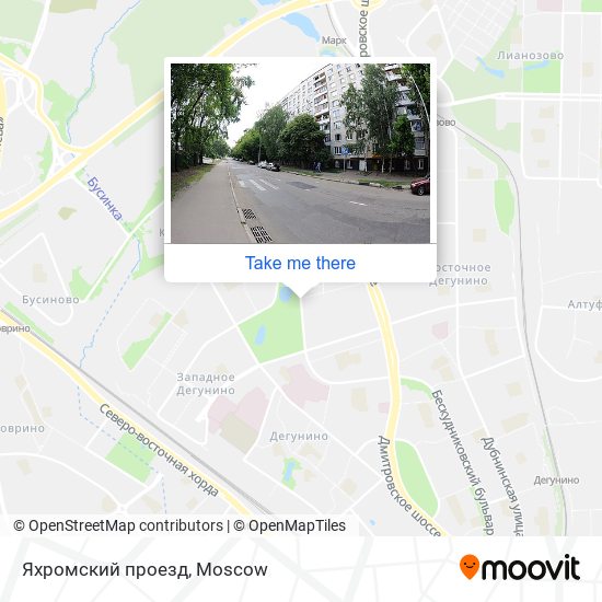 Яхромский проезд map