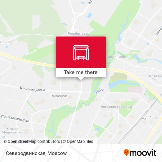 Северодвинская map