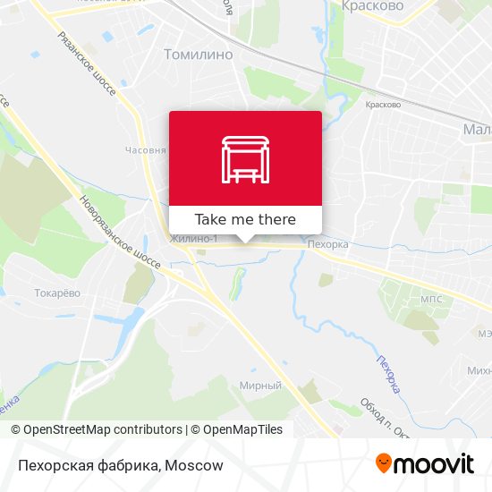 Пехорская фабрика map
