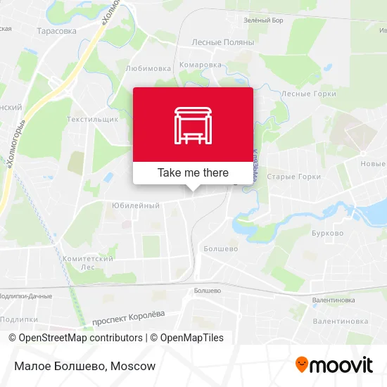 Малое Болшево map