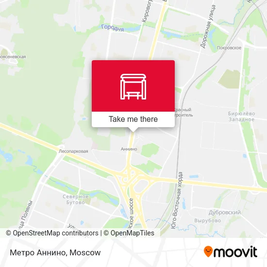 Метро Аннино map
