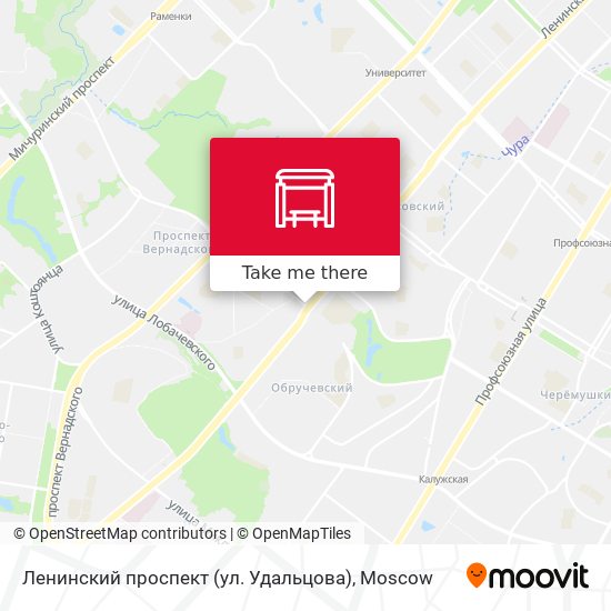 Ленинский проспект (ул. Удальцова) map