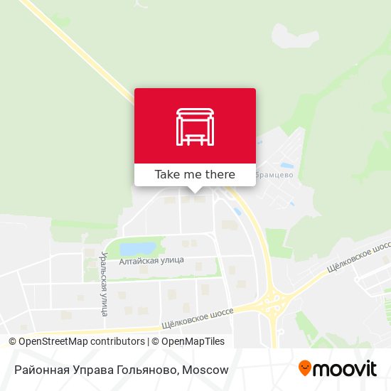 Районная Управа Гольяново map