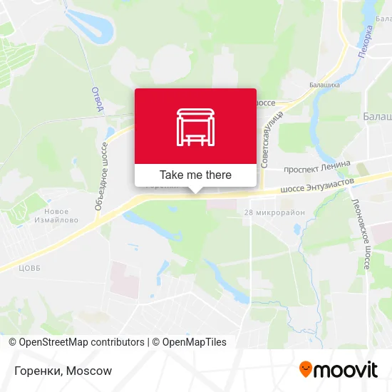 Горенки map