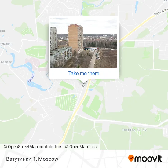 Ватутинки-1 map
