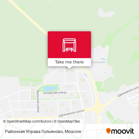 Районная Управа Гольяново map