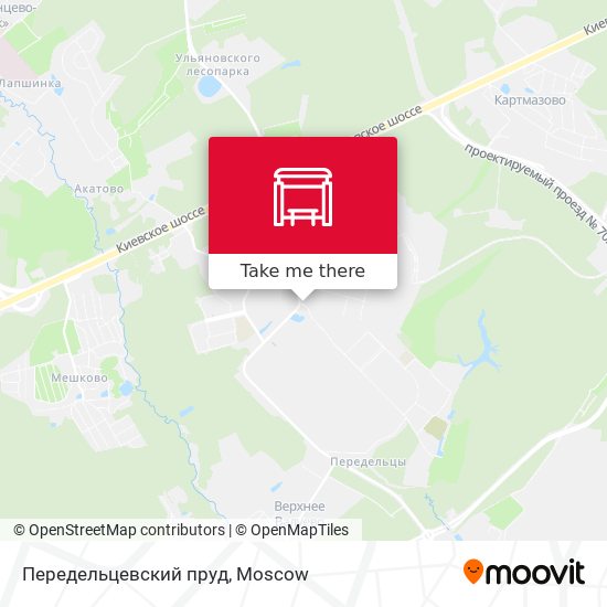 Передельцевский пруд map