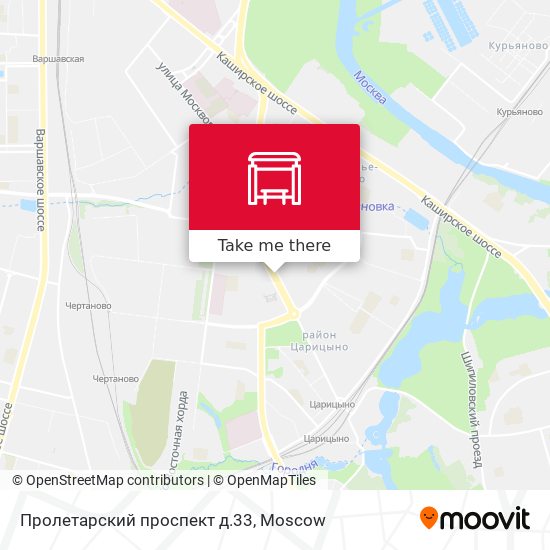 Пролетарский проспект д.33 map