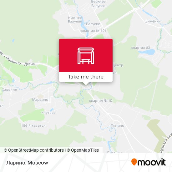 Ларино map
