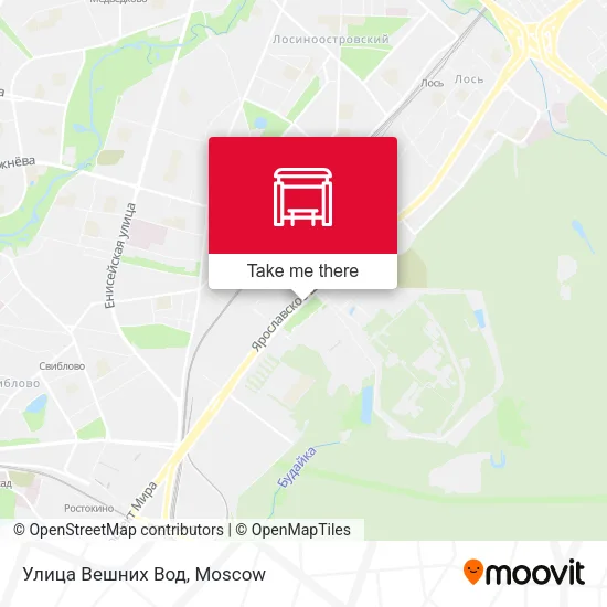 Улица Вешних Вод map