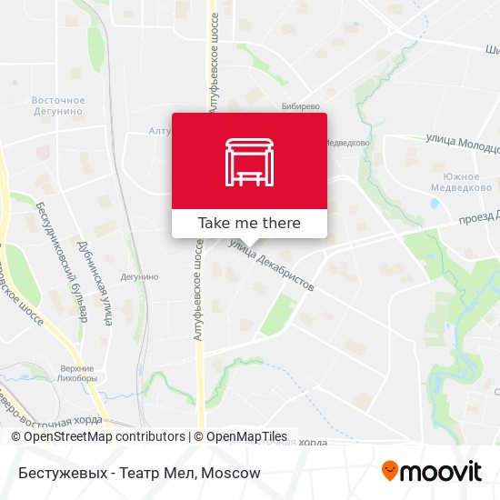 Бестужевых - Театр Мел map
