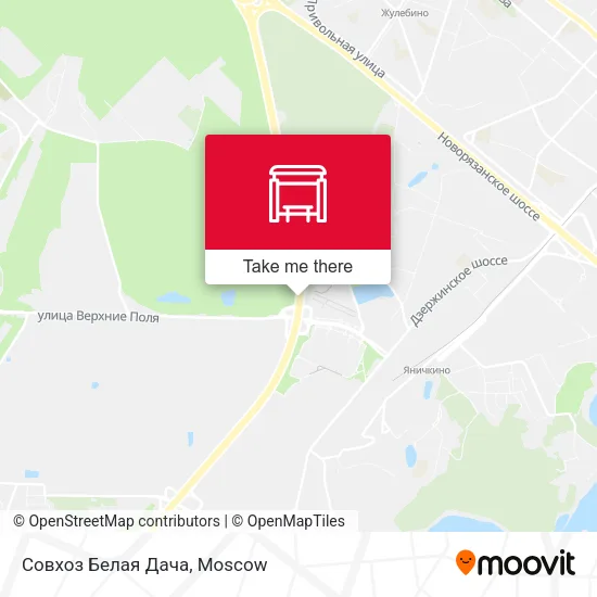 Совхоз Белая Дача map