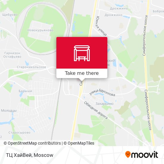 ТЦ ХайВей map