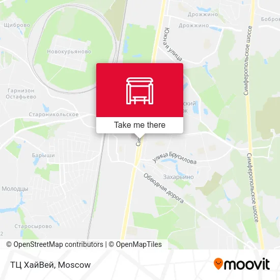 ТЦ ХайВей map