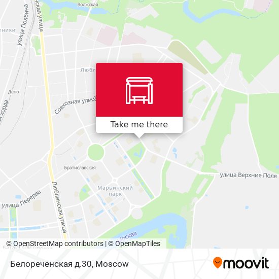Белореченская д.30 map
