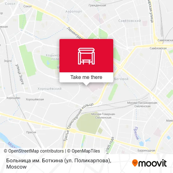 Больница им. Боткина (ул. Поликарпова) map