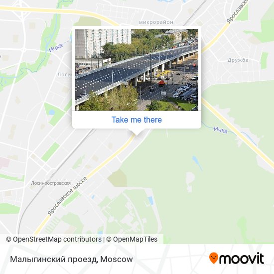 Малыгинский проезд map