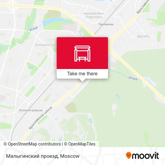Малыгинский проезд map