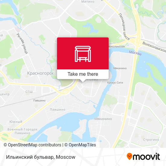 Ильинский бульвар map