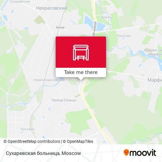 Сухаревская больница map