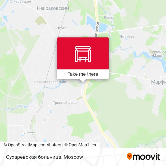 Сухаревская больница map