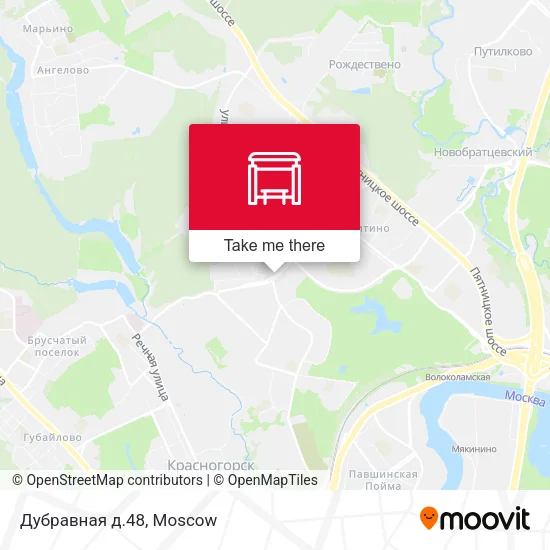 Дубравная д.48 map