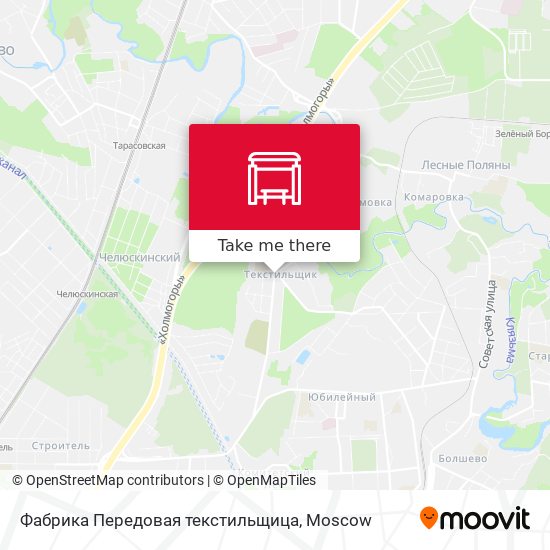 Фабрика Передовая текстильщица map