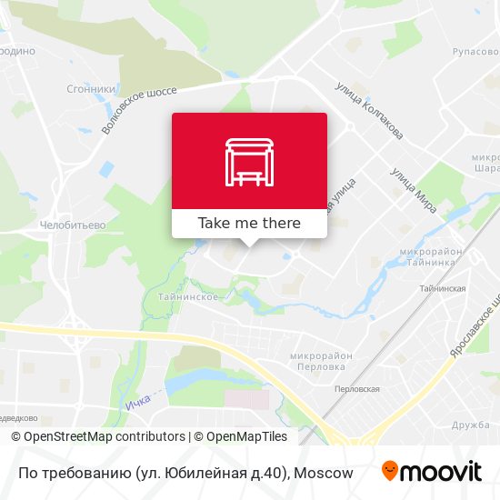 По требованию (ул. Юбилейная д.40) map
