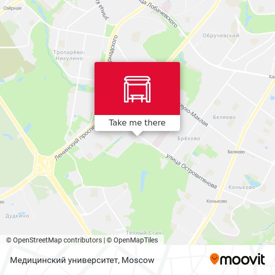 Медицинский университет map