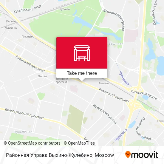 Районная Управа Выхино-Жулебино map