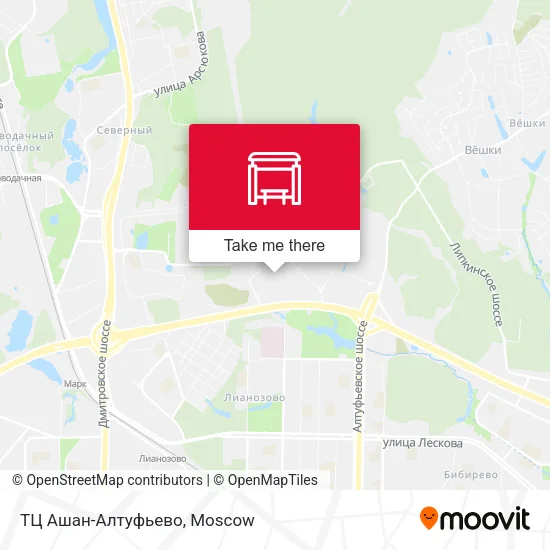 ТЦ Ашан-Алтуфьево map