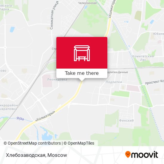 Хлебозаводская map