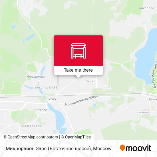 Микрорайон Заря (Восточное шоссе) map