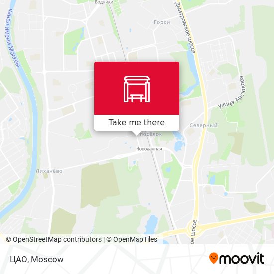 ЦАО map