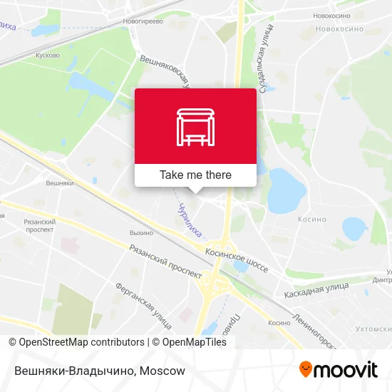 Вешняки-Владычино map