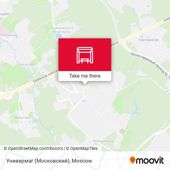 Универмаг (Московский) map