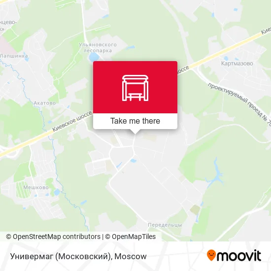 Универмаг (Московский) map