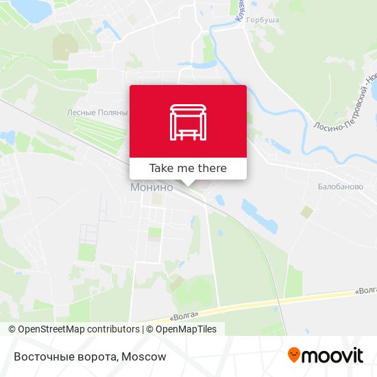 Восточные ворота map