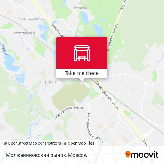 Молжаниновский рынок map